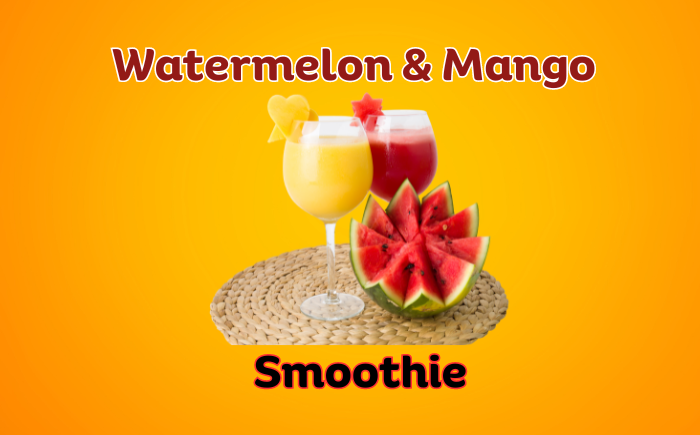 Watermelon and Mango smoothie